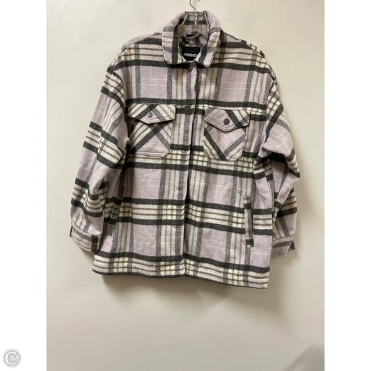 Jacket Shirt By Clothes Mentor In Purple, Size: M