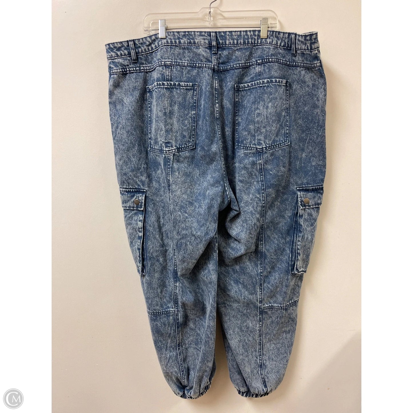 Jeans Wide Leg By Future Collective In Blue Denim, Size: 20