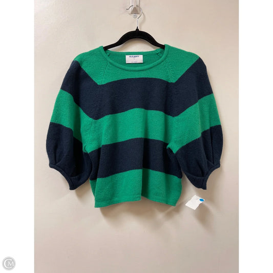 Sweater Short Sleeve By Old Navy In Blue & Green, Size: S