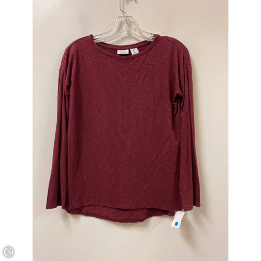 Top Long Sleeve By Clothes Mentor In Red, Size: S