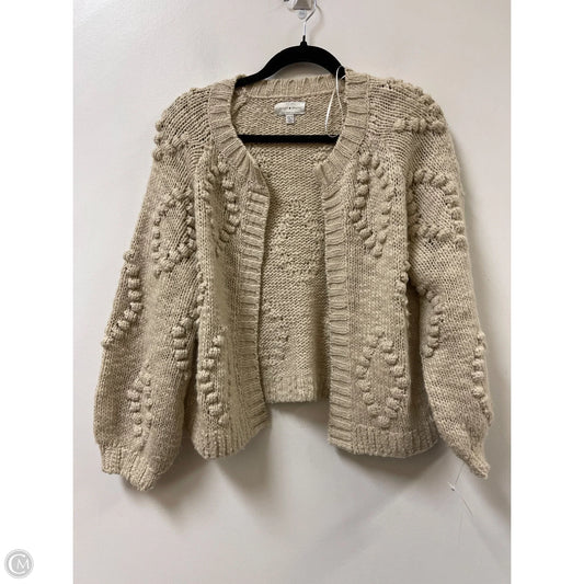 Sweater Cardigan By Lucky Brand In Cream, Size: Xs