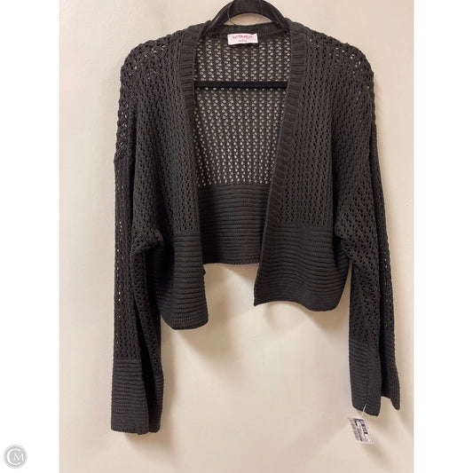 Sweater Cardigan By Clothes Mentor In Black, Size: S
