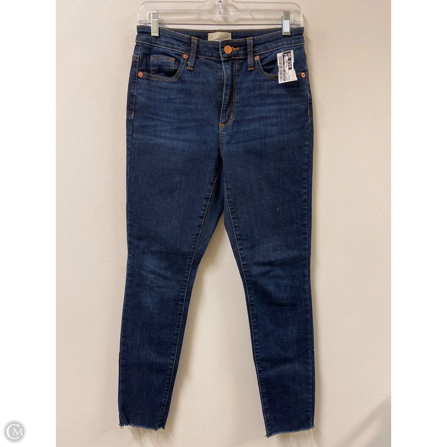 Jeans Skinny By Universal Thread In Blue Denim, Size: 6