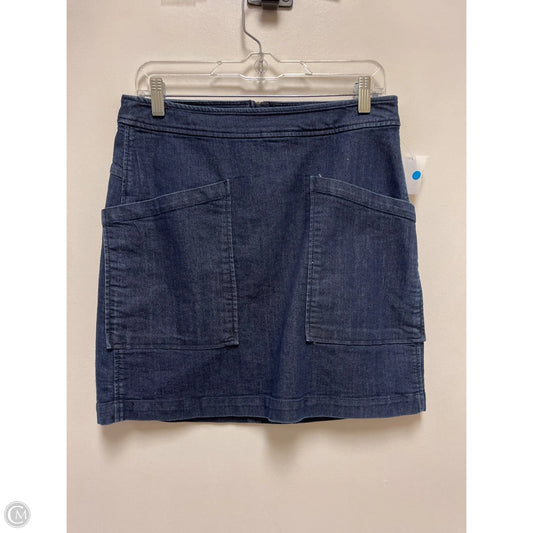 Skirt Mini & Short By Loft In Blue Denim, Size: 6