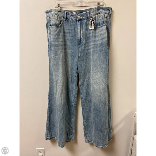 Jeans Wide Leg By Torrid In Blue Denim, Size: 18