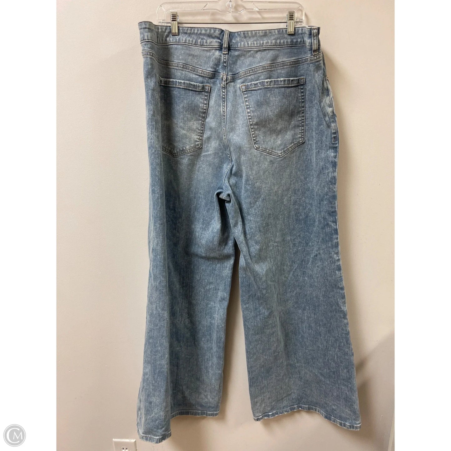 Jeans Wide Leg By Torrid In Blue Denim, Size: 18