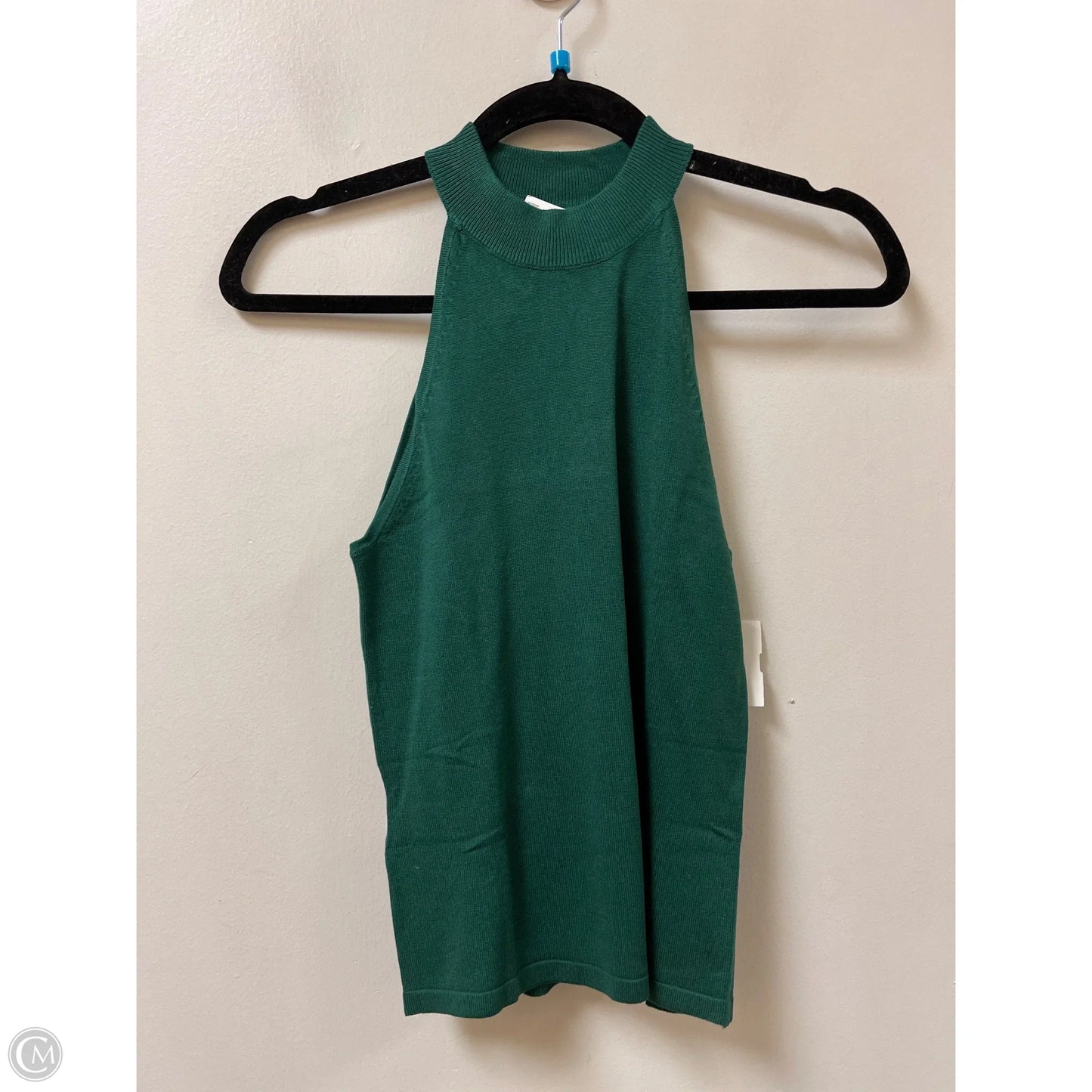 Top Sleeveless By Mng In Green, Size: S