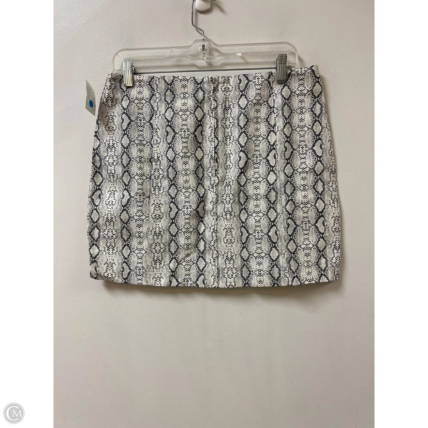 Skirt Mini & Short By Newbury Kustom In Snakeskin Print, Size: 12