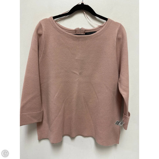 Sweater By Tahari In Pink, Size: Xl