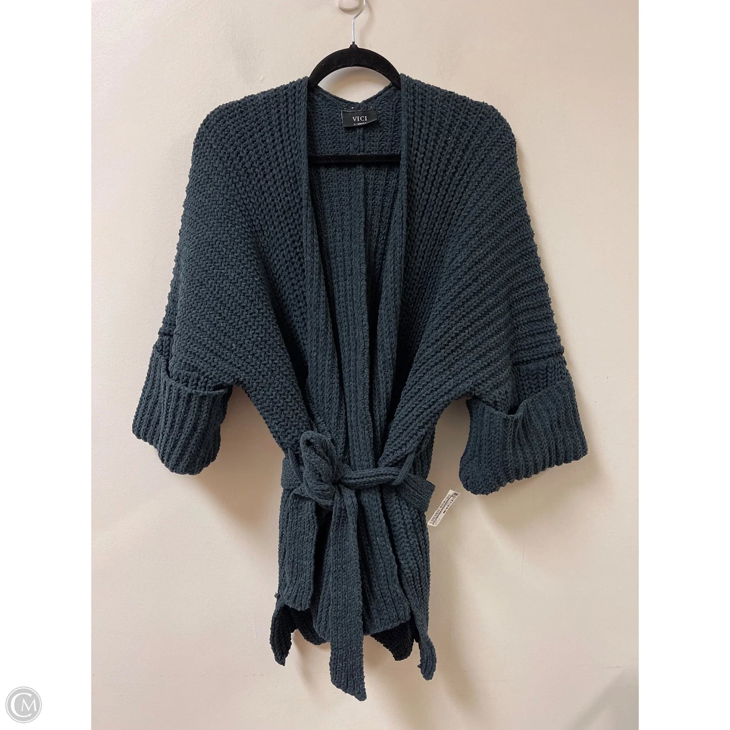Sweater Cardigan By Vici In Blue, Size: Xs