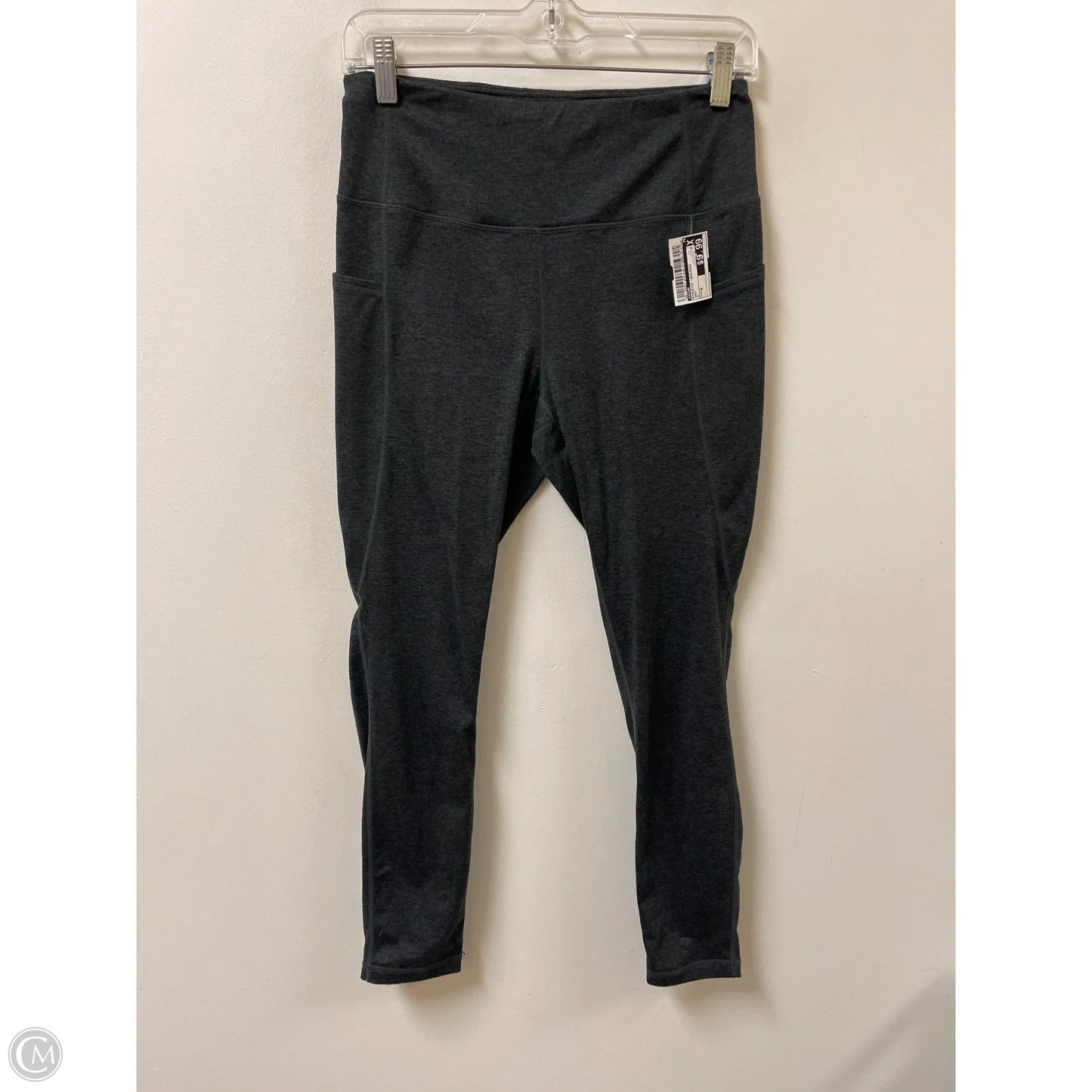 Athletic Leggings By Gaiam In Grey, Size: M