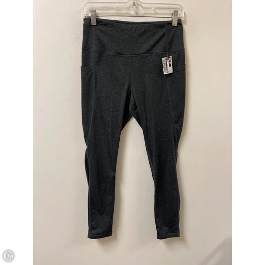 Athletic Leggings By Gaiam In Grey, Size: M