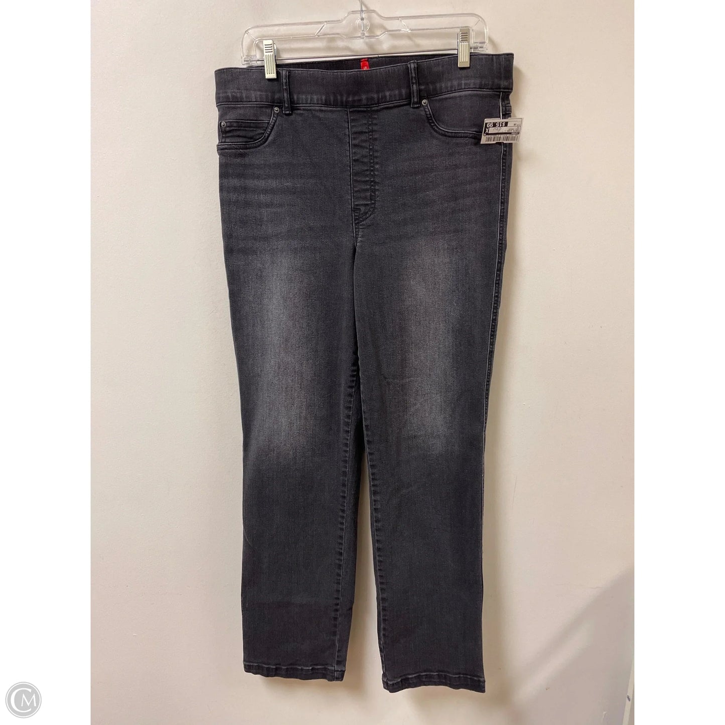 Pants Wide Leg By Spanx In Grey Denim, Size: 16