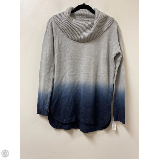 Sweater By Chicos In Blue & Grey, Size: S