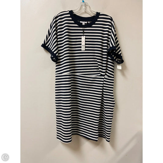 Dress Casual Short By Chicos In Striped Pattern, Size: Xl