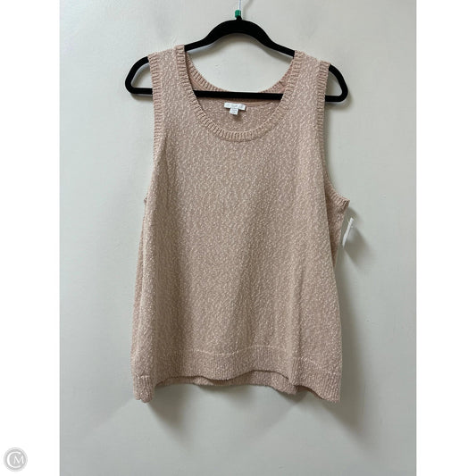 Sweater Short Sleeve By J. Jill In Cream, Size: Lp