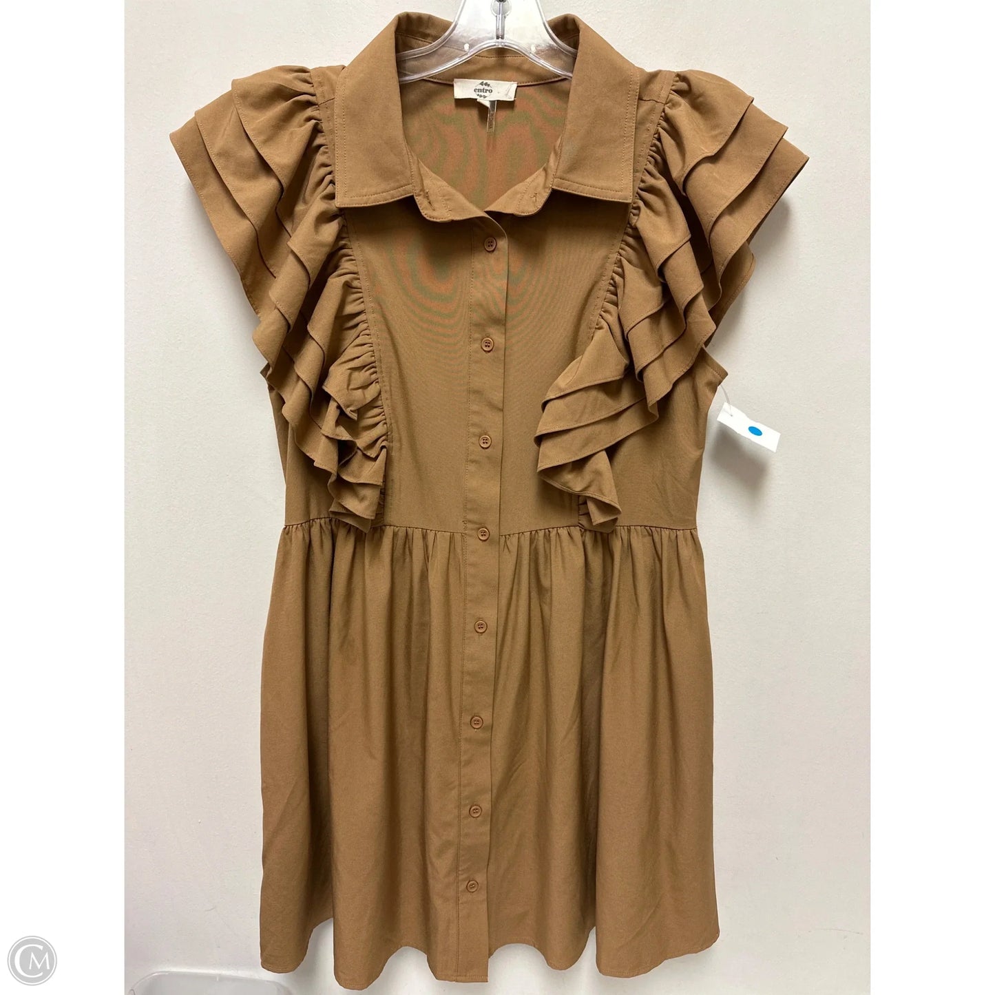 Dress Casual Short By Entro In Brown, Size: M