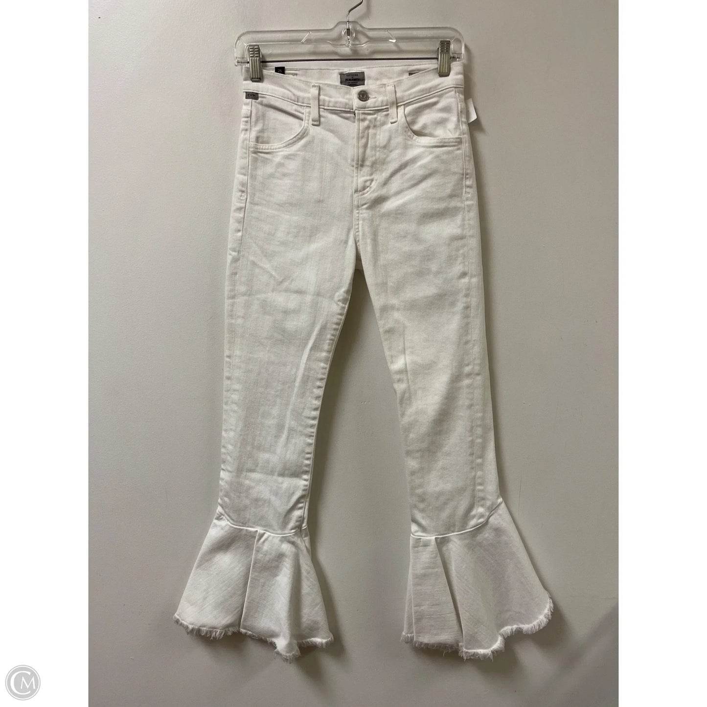 Jeans Flared By Citizens Of Humanity In White Denim, Size: 2