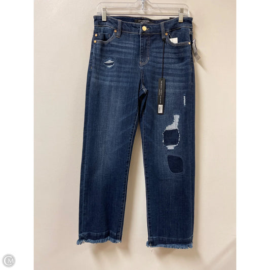 Jeans Straight By Liverpool In Blue Denim, Size: 6