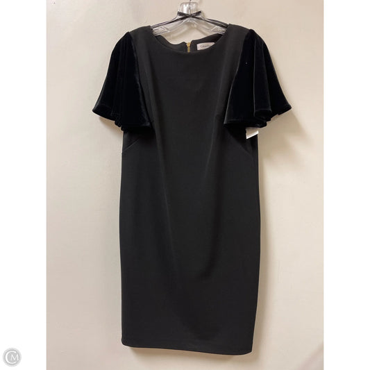 Dress Casual Short By Calvin Klein In Black, Size: M