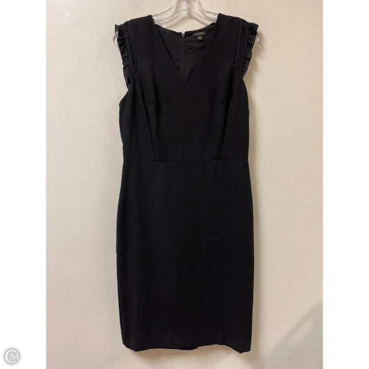 Dress Casual Midi By Ann Taylor In Black, Size: S