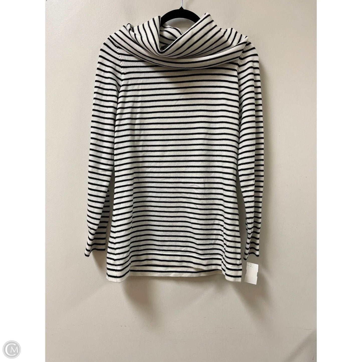 Sweater By French Connection In Striped Pattern, Size: L