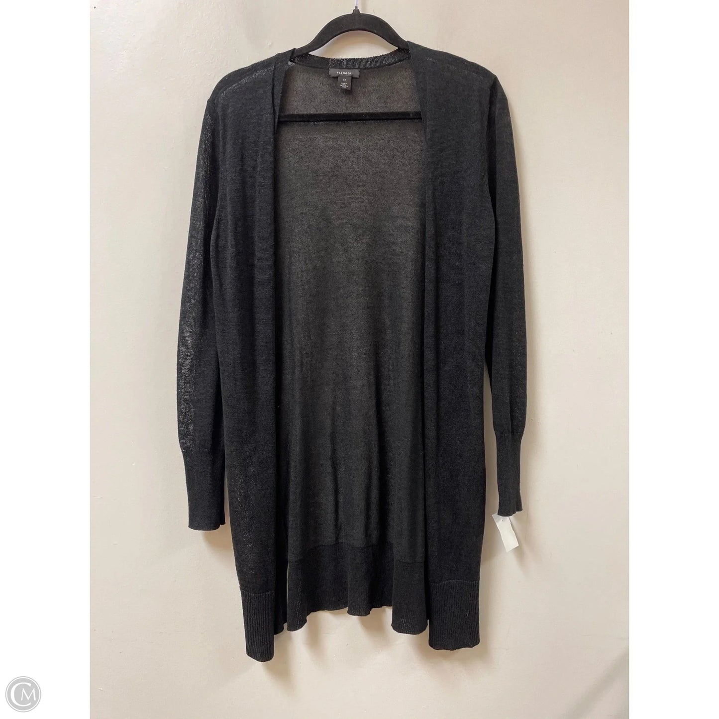 Sweater Cardigan By Halogen In Black, Size: Xs