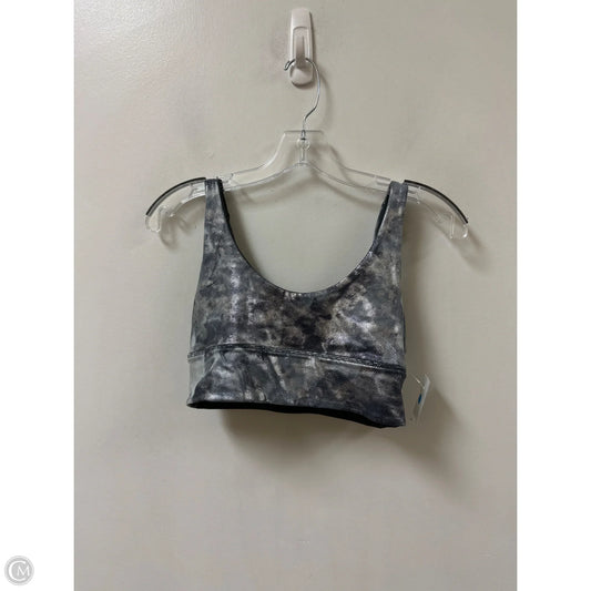 Athletic Bra By Lululemon In Silver, Size: S