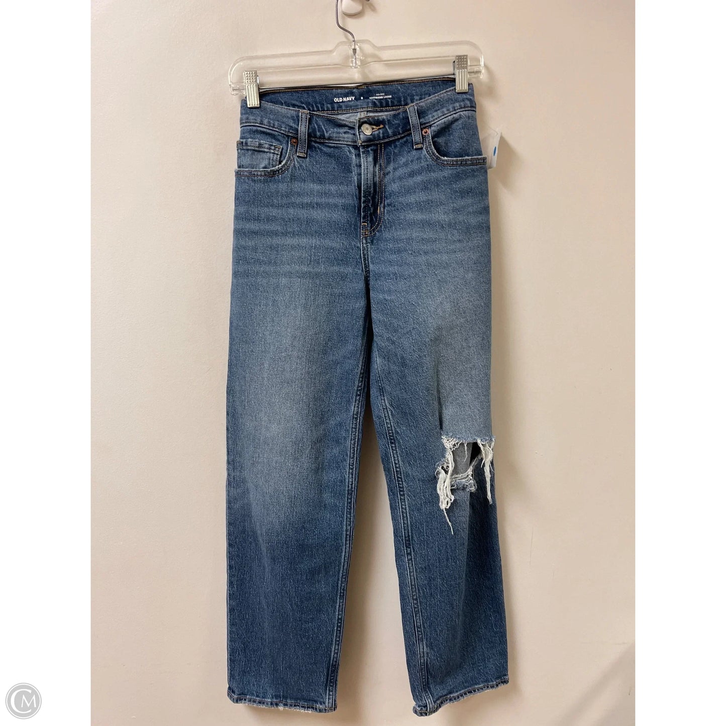 Jeans Boyfriend By Old Navy In Blue Denim, Size: 6