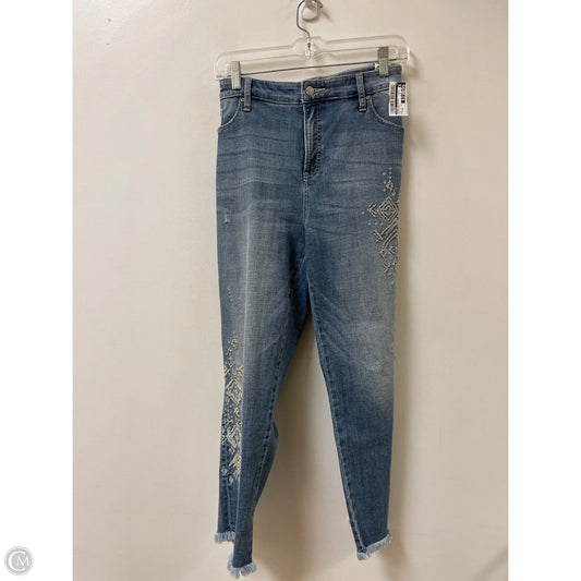 Jeans Boyfriend By Chicos In Blue Denim, Size: 14