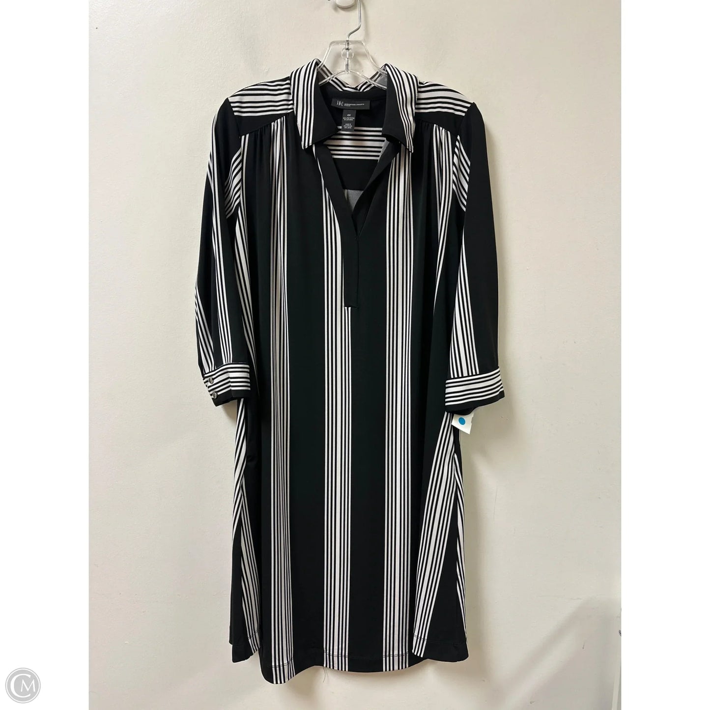 Dress Casual Short By Inc In Black & White, Size: Xl