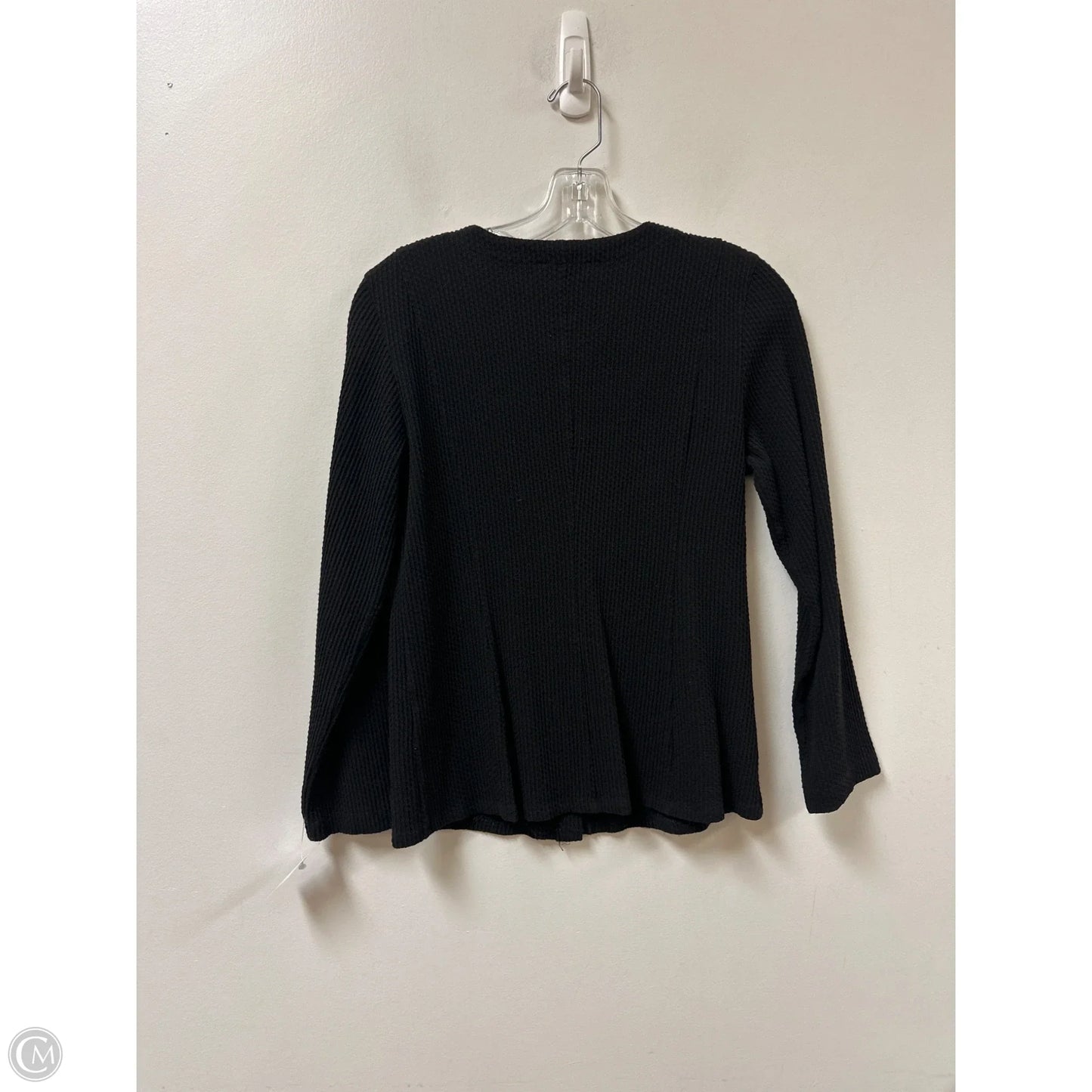 Sweater Cardigan By Eileen Fisher In Black, Size: S