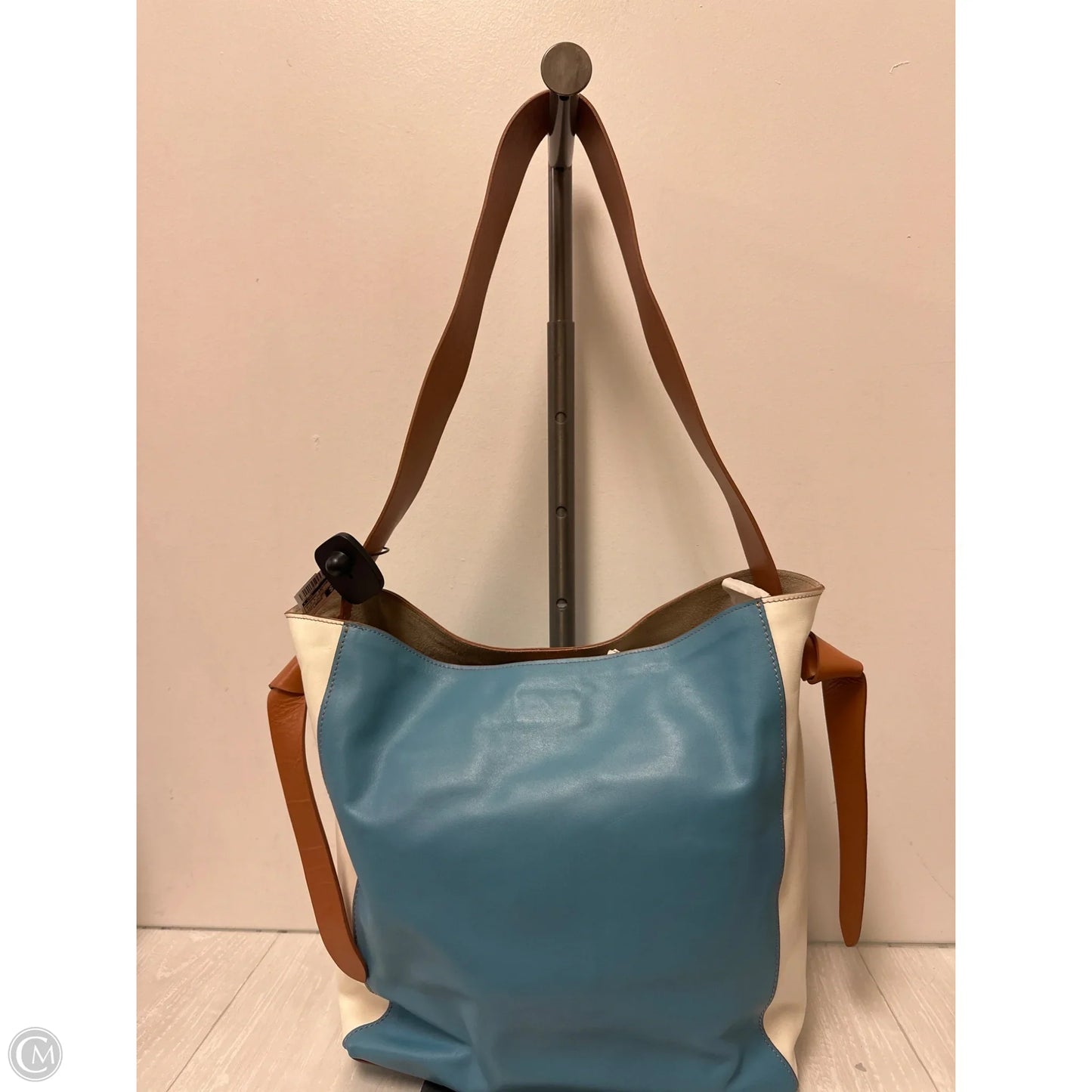 Handbag Leather By Cma, Size: Large