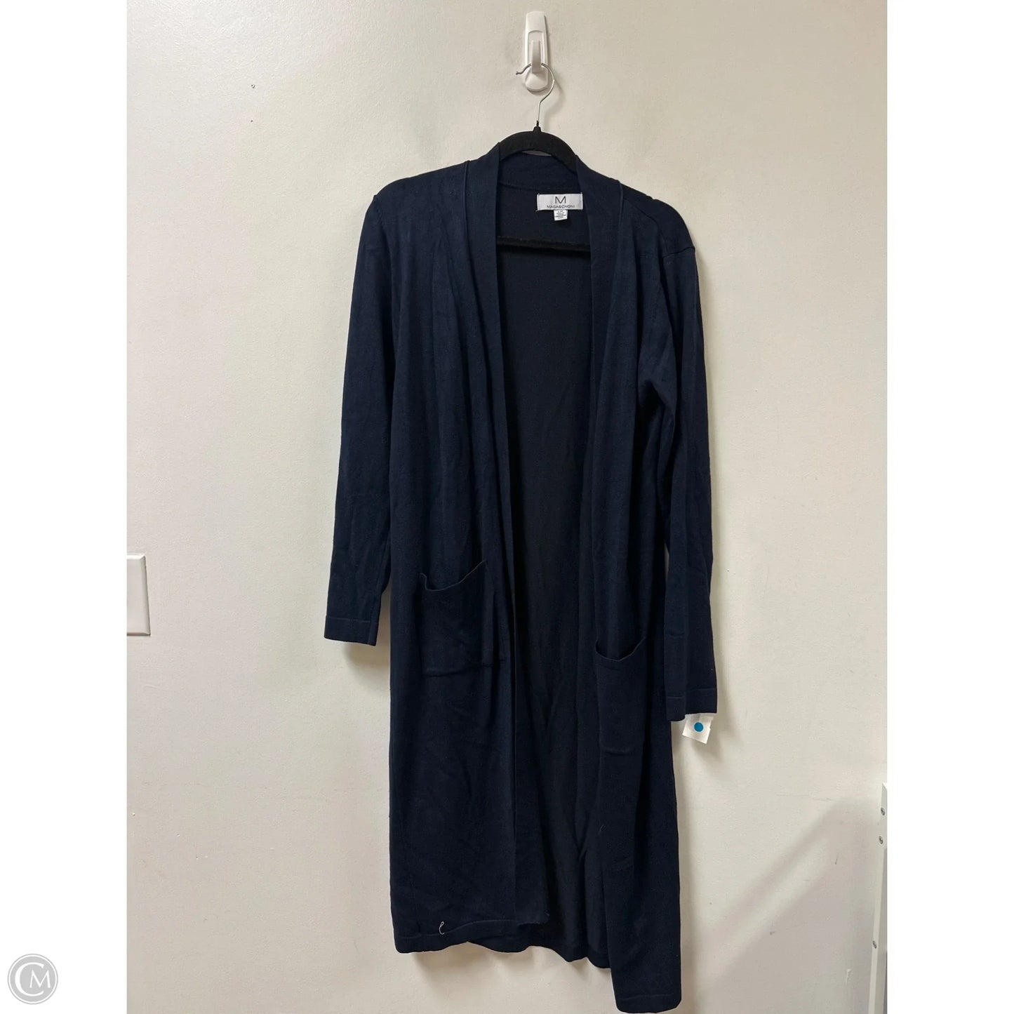 Sweater Cardigan By Magaschoni In Navy, Size: L