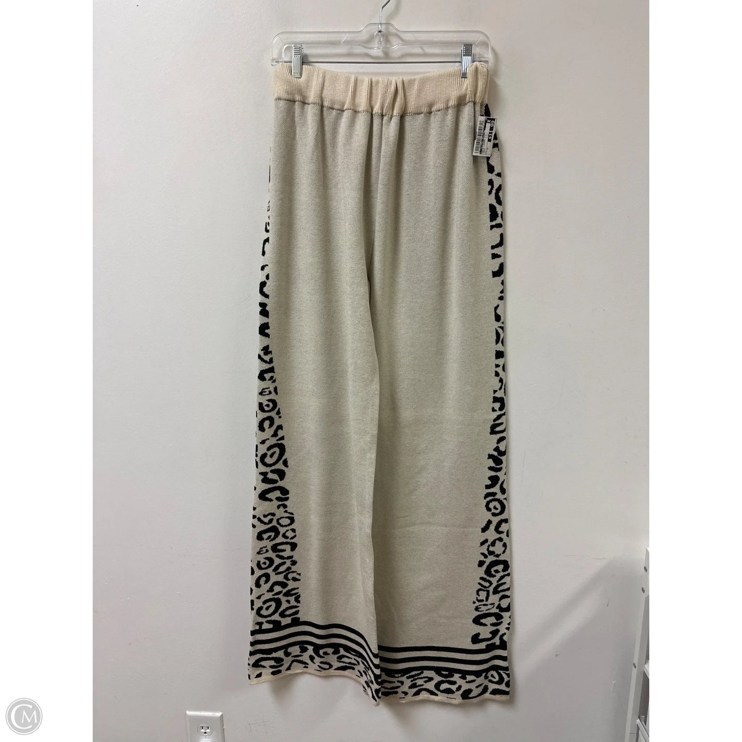 Pants Lounge By Clothes Mentor In Cream, Size: 10