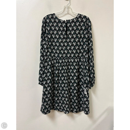 Dress Casual Short By Loft In Black & Grey, Size: M