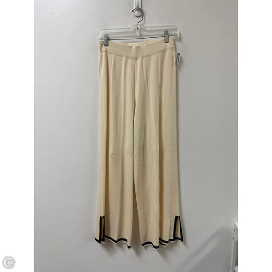 Pants Lounge By Clothes Mentor In Cream, Size: 8