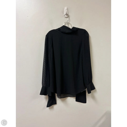 Top Long Sleeve By Ann Taylor In Black, Size: M