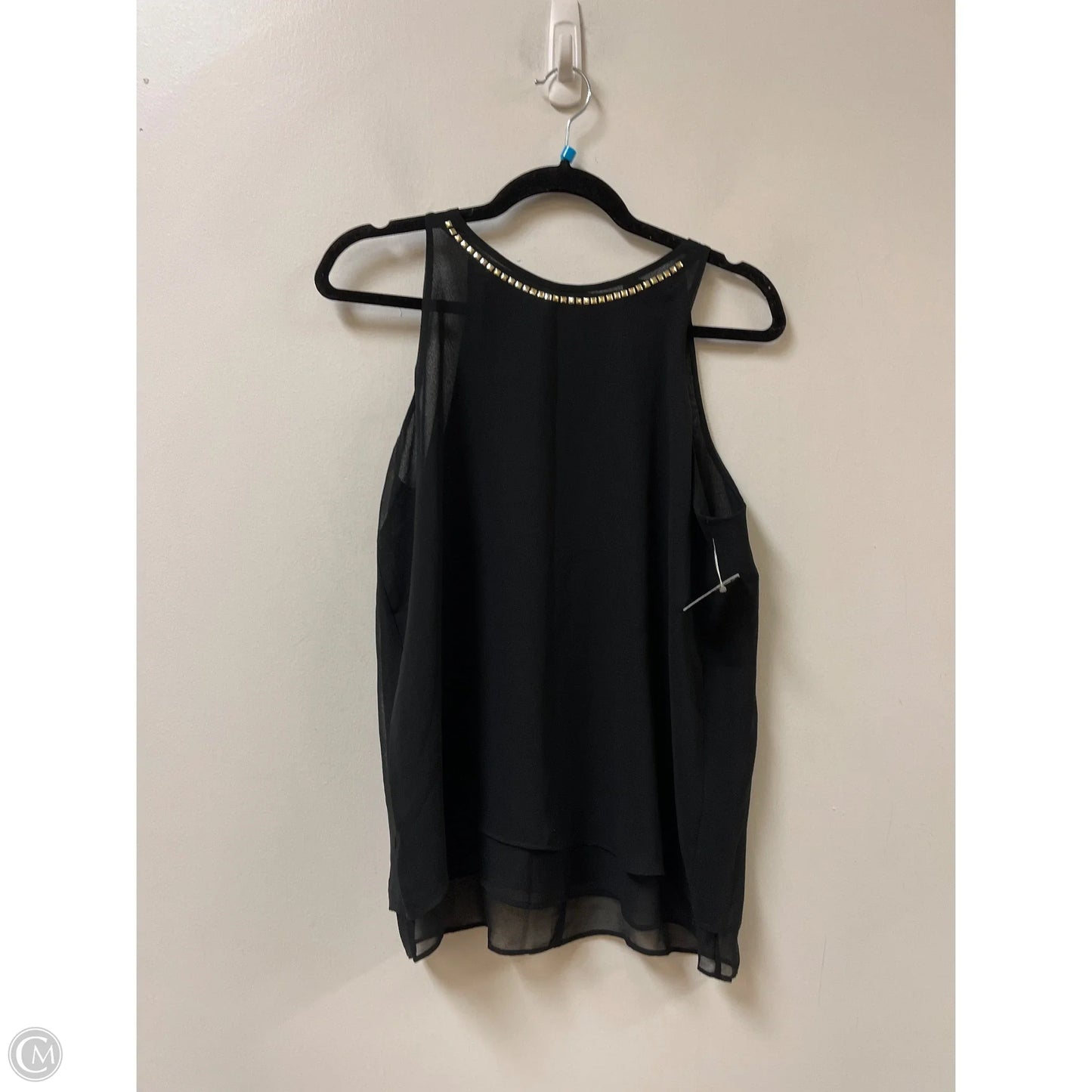 Top Sleeveless By Limited In Black, Size: M