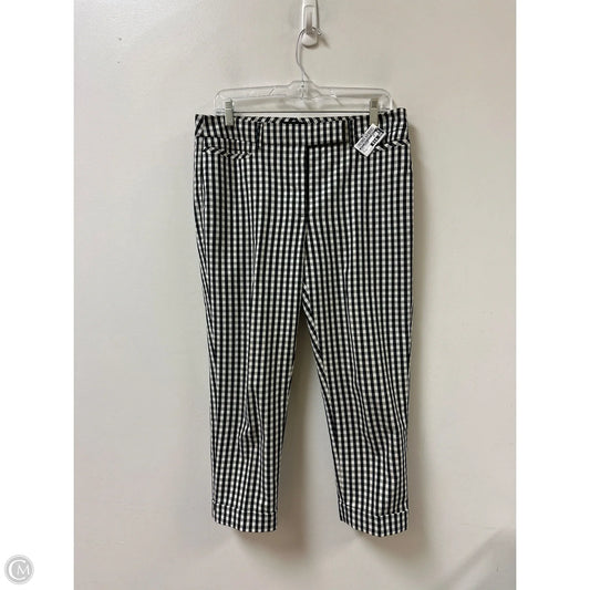 Pants Cropped By White House Black Market In Black & White, Size: 8