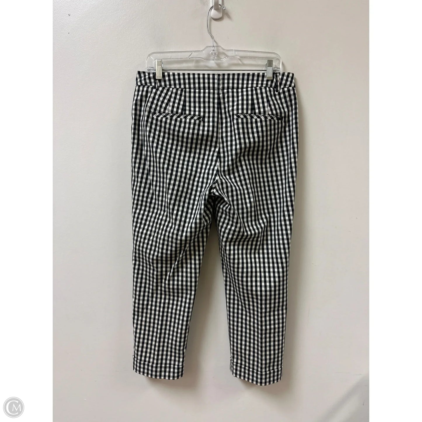 Pants Cropped By White House Black Market In Black & White, Size: 8