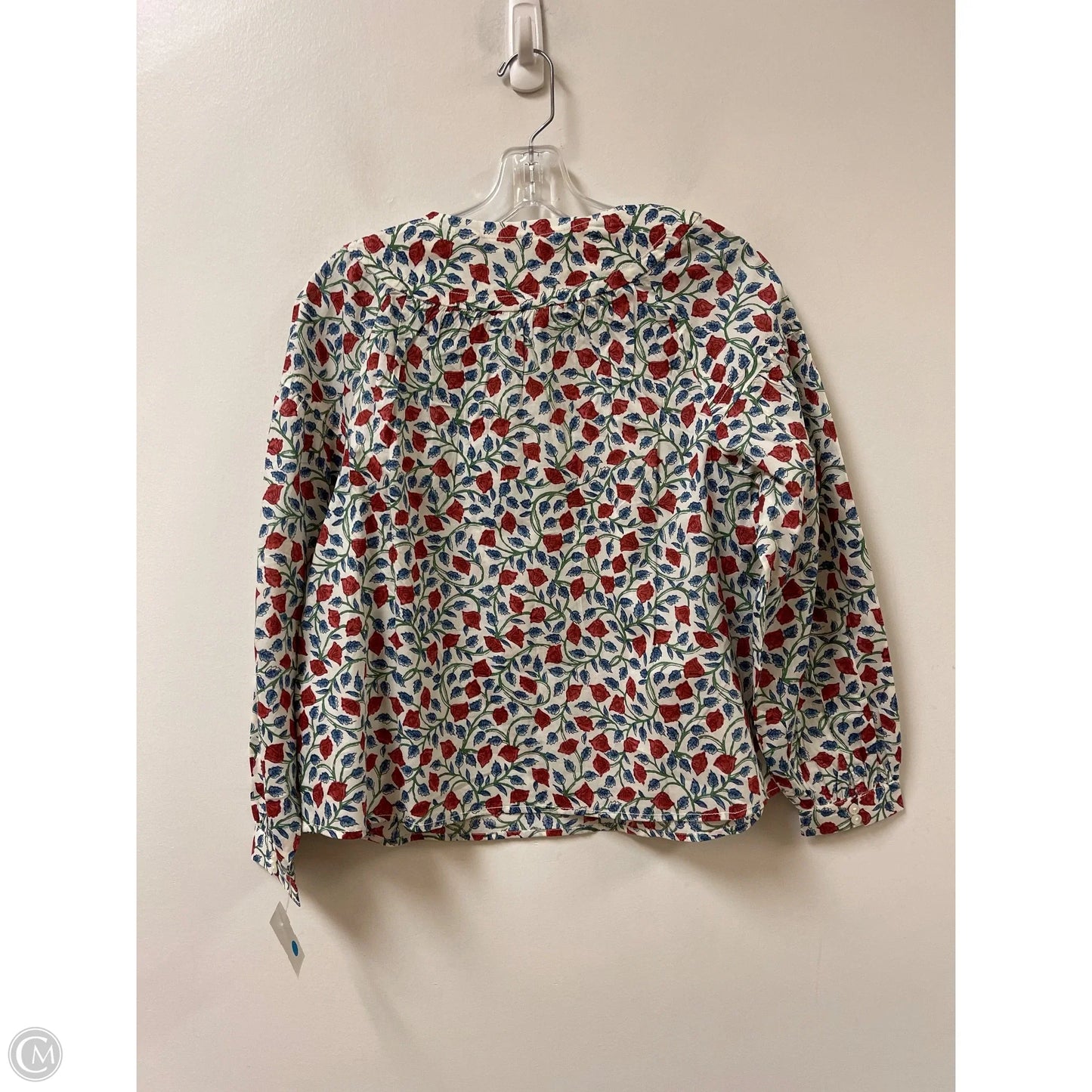 Top Long Sleeve By J. Crew In Floral Print, Size: Xs
