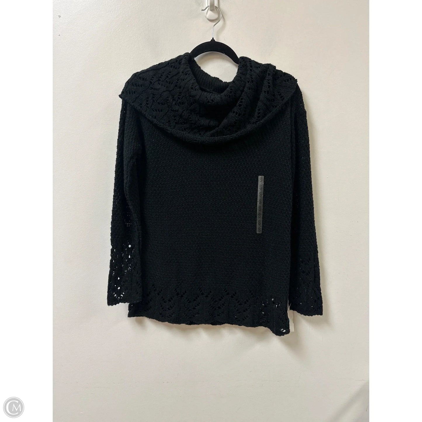 Sweater By New Directions In Black, Size: S