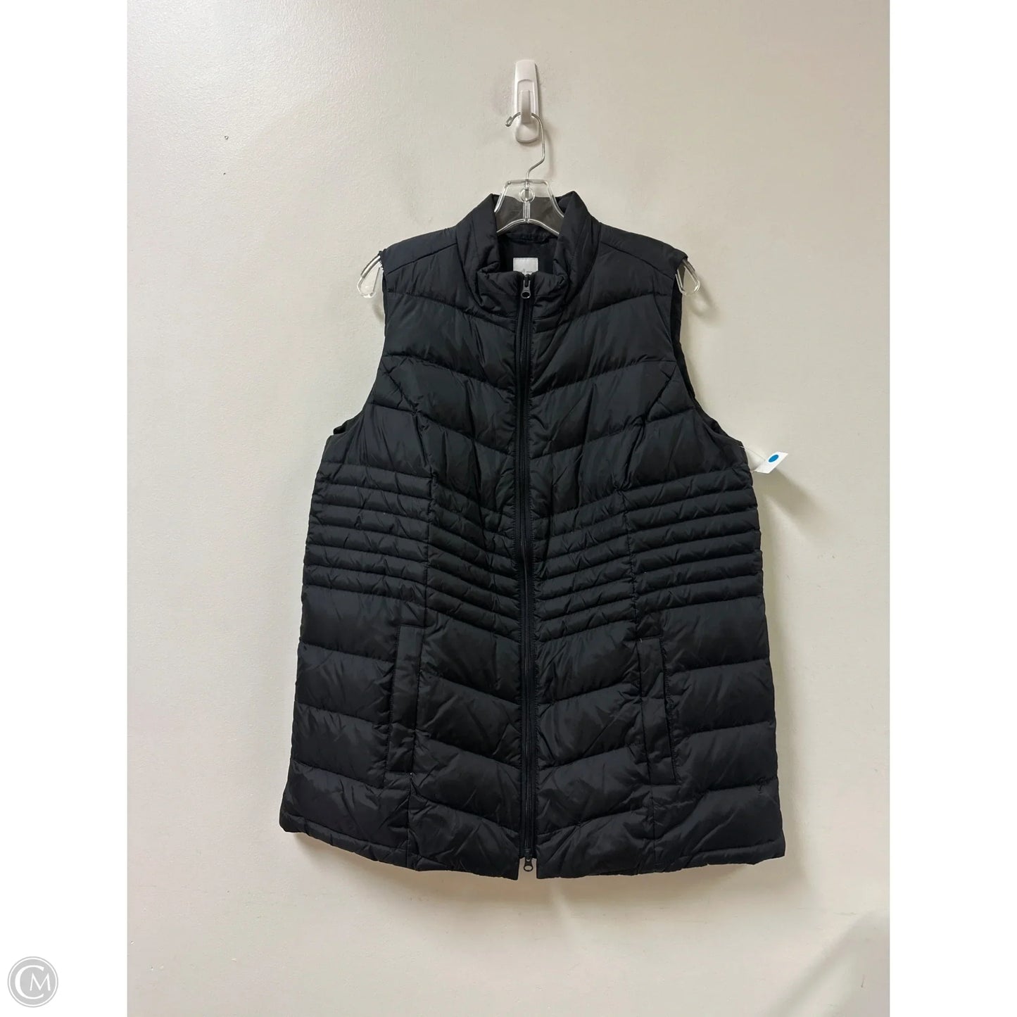 Vest Puffer & Quilted By J. Jill In Black, Size: 1x