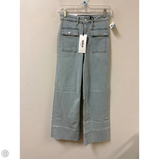 Jeans Wide Leg By Clothes Mentor In Blue Denim, Size: 0