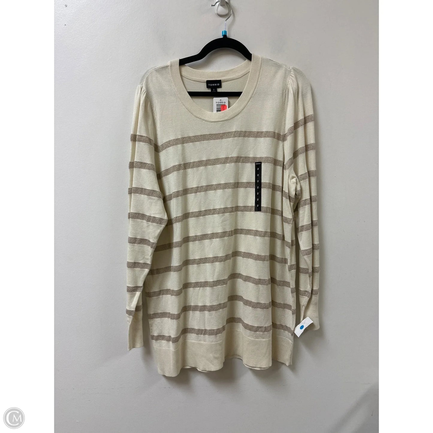 Sweater By Torrid In Cream, Size: 2x