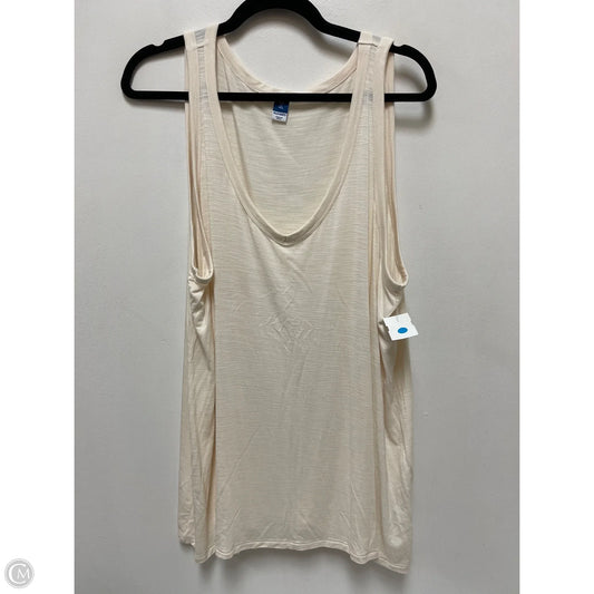 Tank Top By Old Navy In Cream, Size: Xl