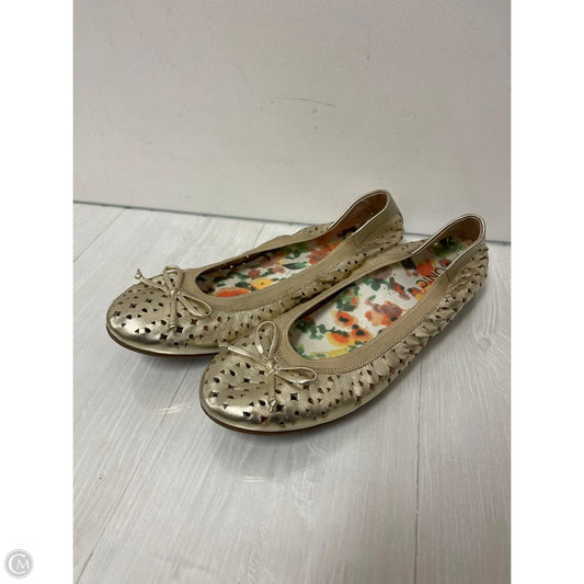 Shoes Flats By Vionic In Gold, Size: 9.5