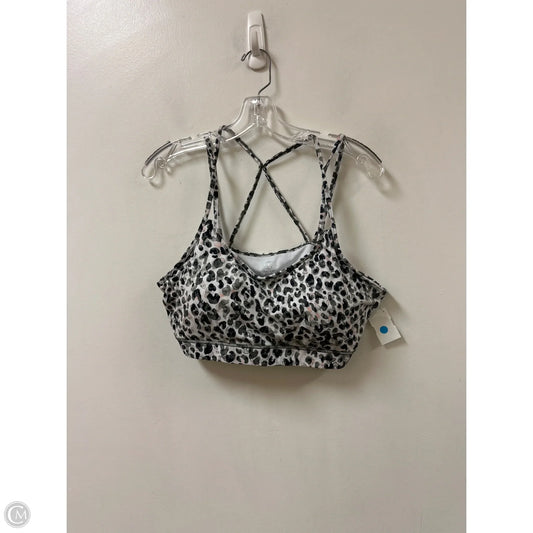 Athletic Bra By Gaiam In Black & Green, Size: 1x