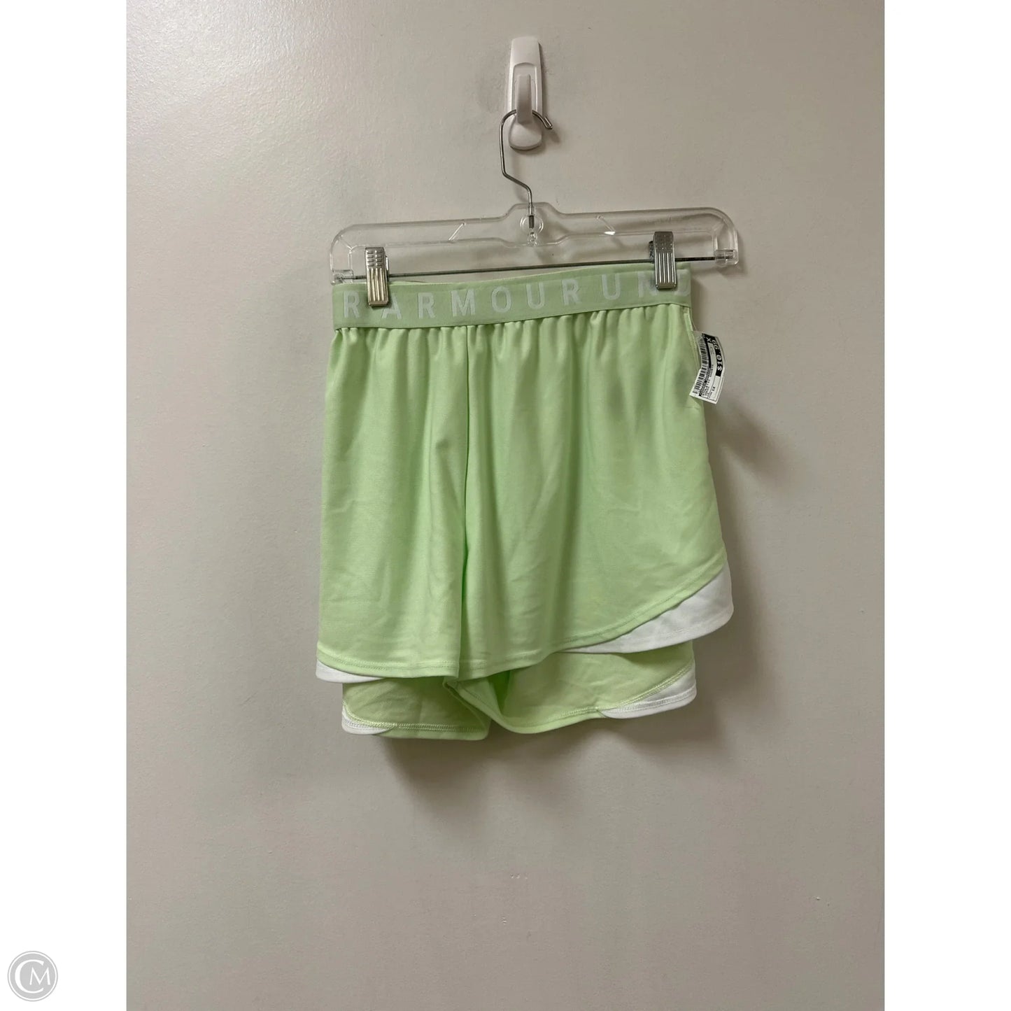 Athletic Shorts By Under Armour In Green, Size: 1x